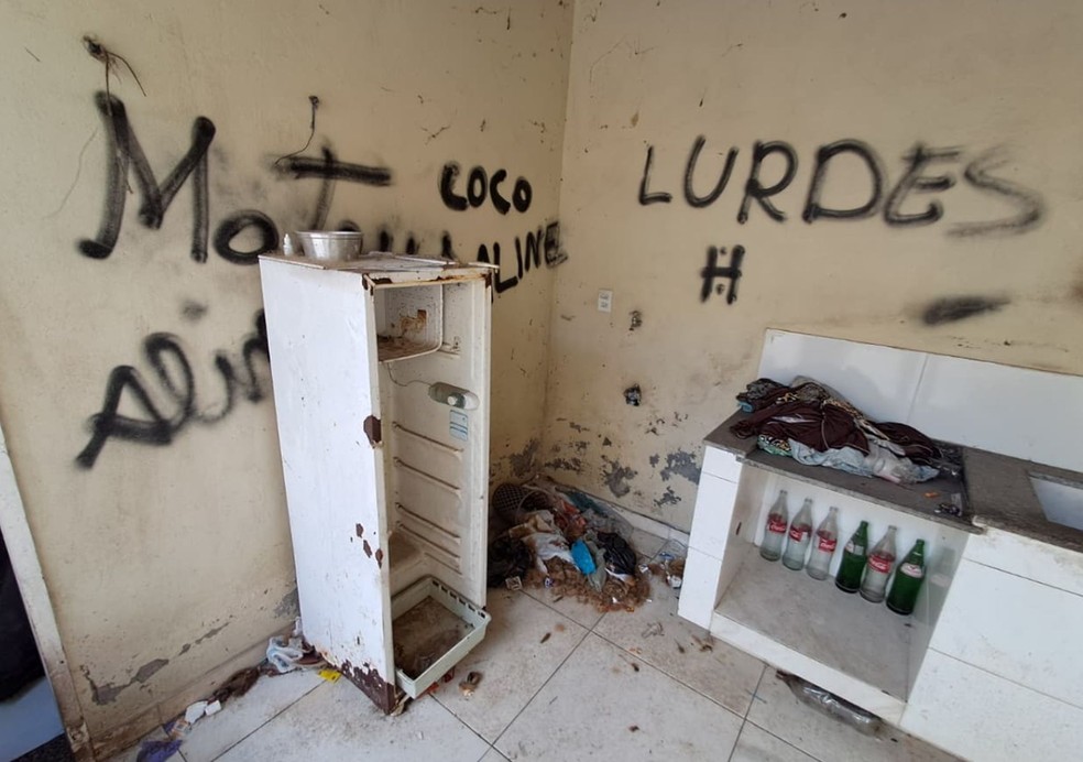 Local onde cachorro foi resgatado em Itabaiana — Foto: SSP/SE