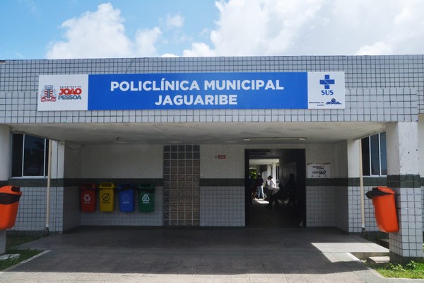 Policlínica de Jaguaribe, em João Pessoa — Foto: Ivomar Gomes Pereira/Secom-JP