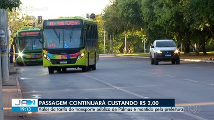 Valor da tarifa do transporte público de Palmas é mantido pela prefeitura; saiba mais