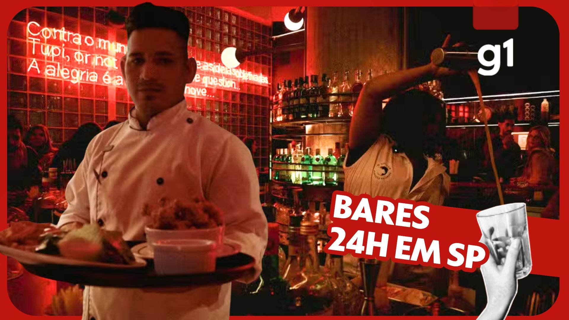 Muita bebida alcoólica, limpeza e cozinha que nunca fecha: como é a rotina de bares 24 horas em SP