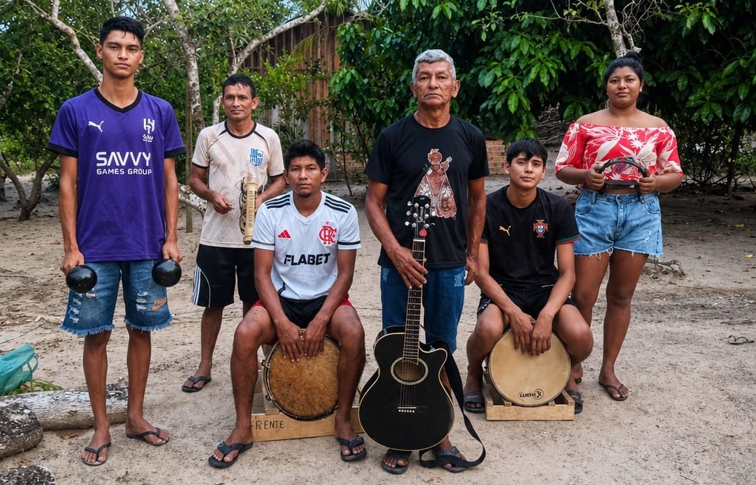 Espetáculo gratuito de carimbó indígena em Alter do Chão alerta para impactos ambientais na Amazônia