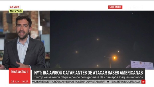 Irã ataca base americana: VÍDEO mostra mísseis no céu de Doha, no Catar