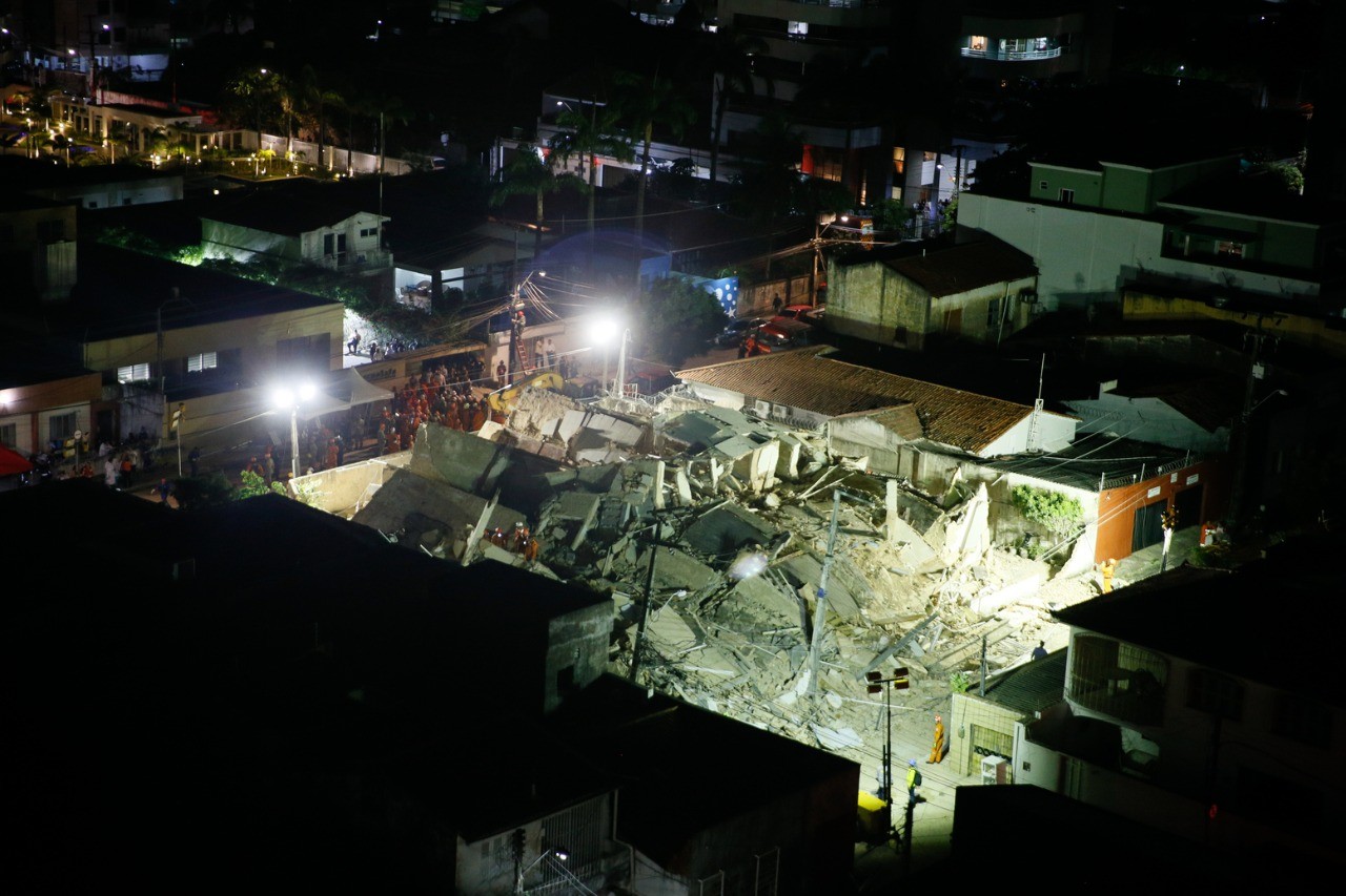 Desabamento do Edifício Andrea completa cinco anos; nove pessoas morreram