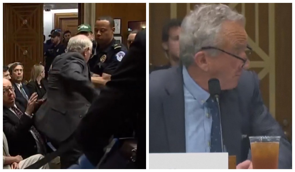 Fundador da Ben & Jerry´s é preso por protestar contra ação dos EUA em Gaza durante audiência com Robert Kennedy Jr; vídeo