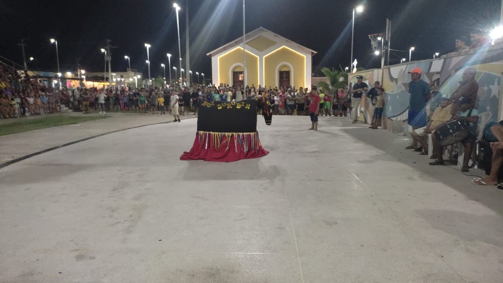 Boi Surubim, grupo centenário mantém tradição do reisado no interior do Ceará. — Foto: Reprodução