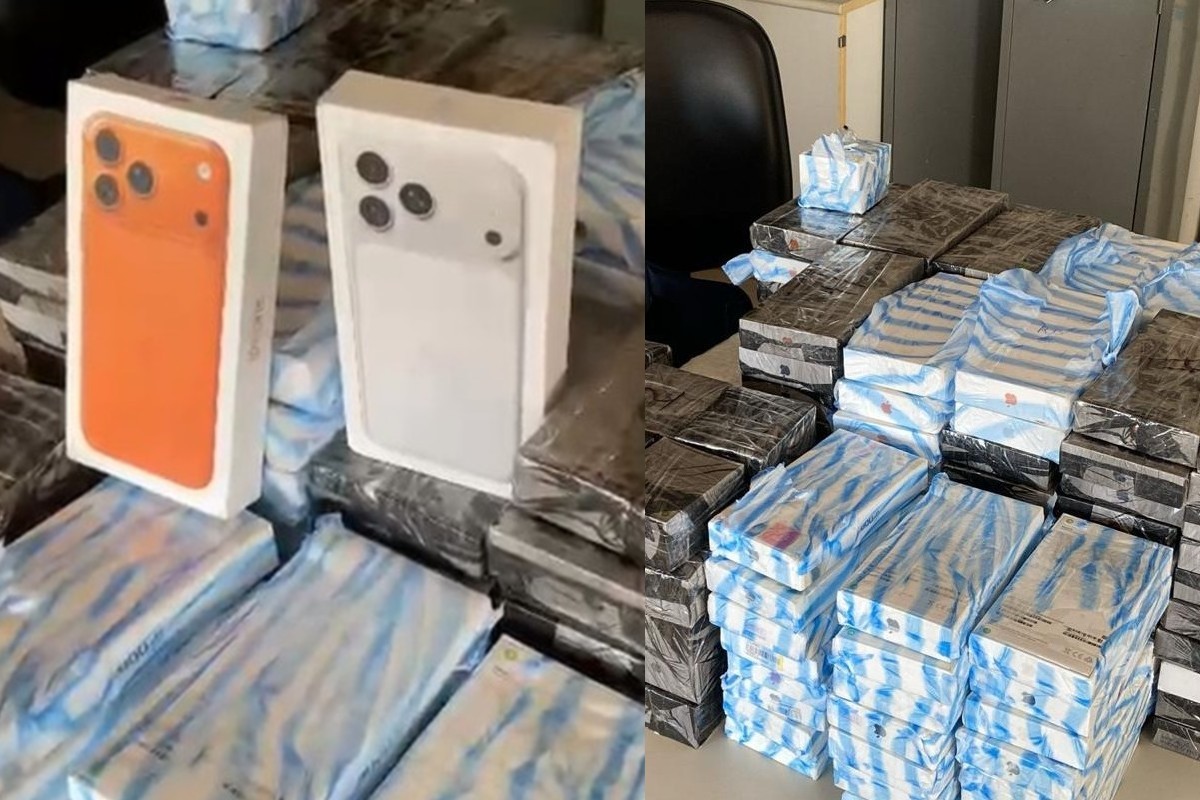Casal é pego com 114 iPhones 17 Pro Max escondidos em carro na BR-163; carga vale R$ 1,7 milhão