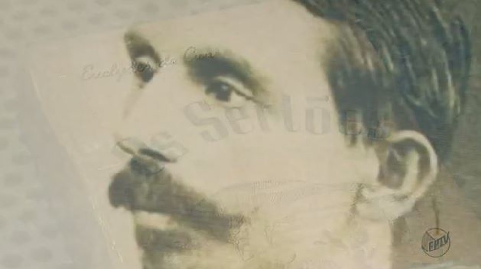 O escritor Euclides da Cunha — Foto: Reprodução/ EPTV