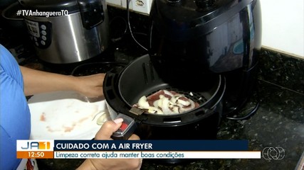 Saiba como fazer a limpeza da air fryer