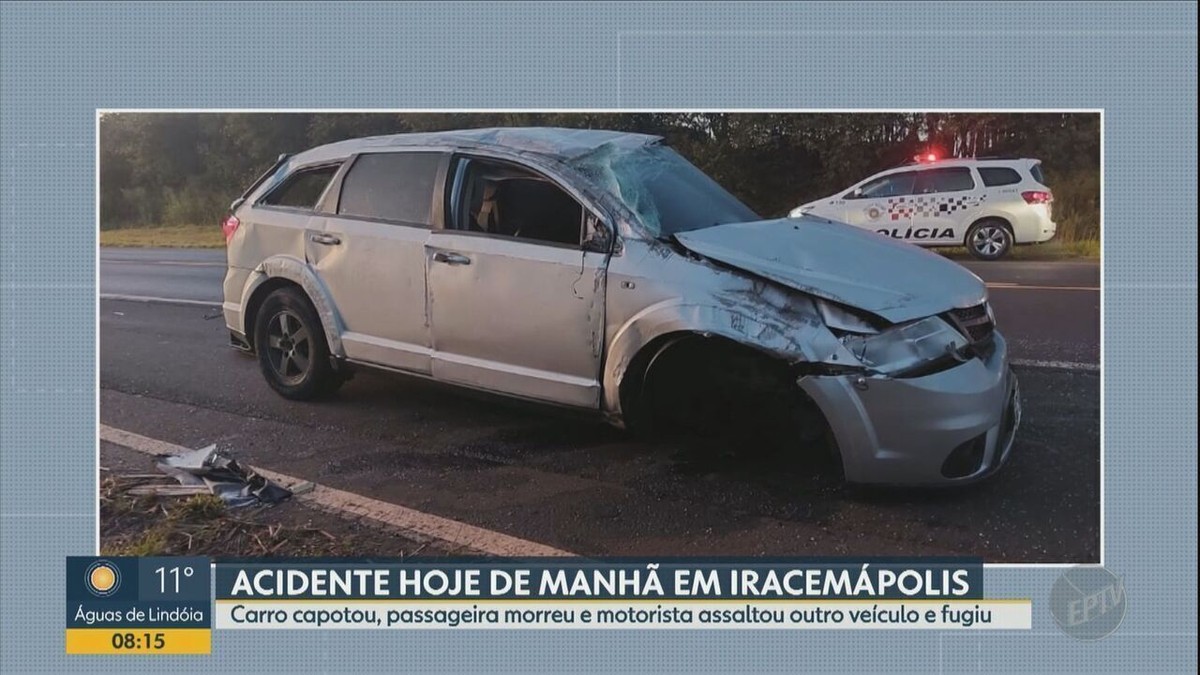 Passageira Morre Após Carro Capotar, E Motorista Furta Outro Veículo ...