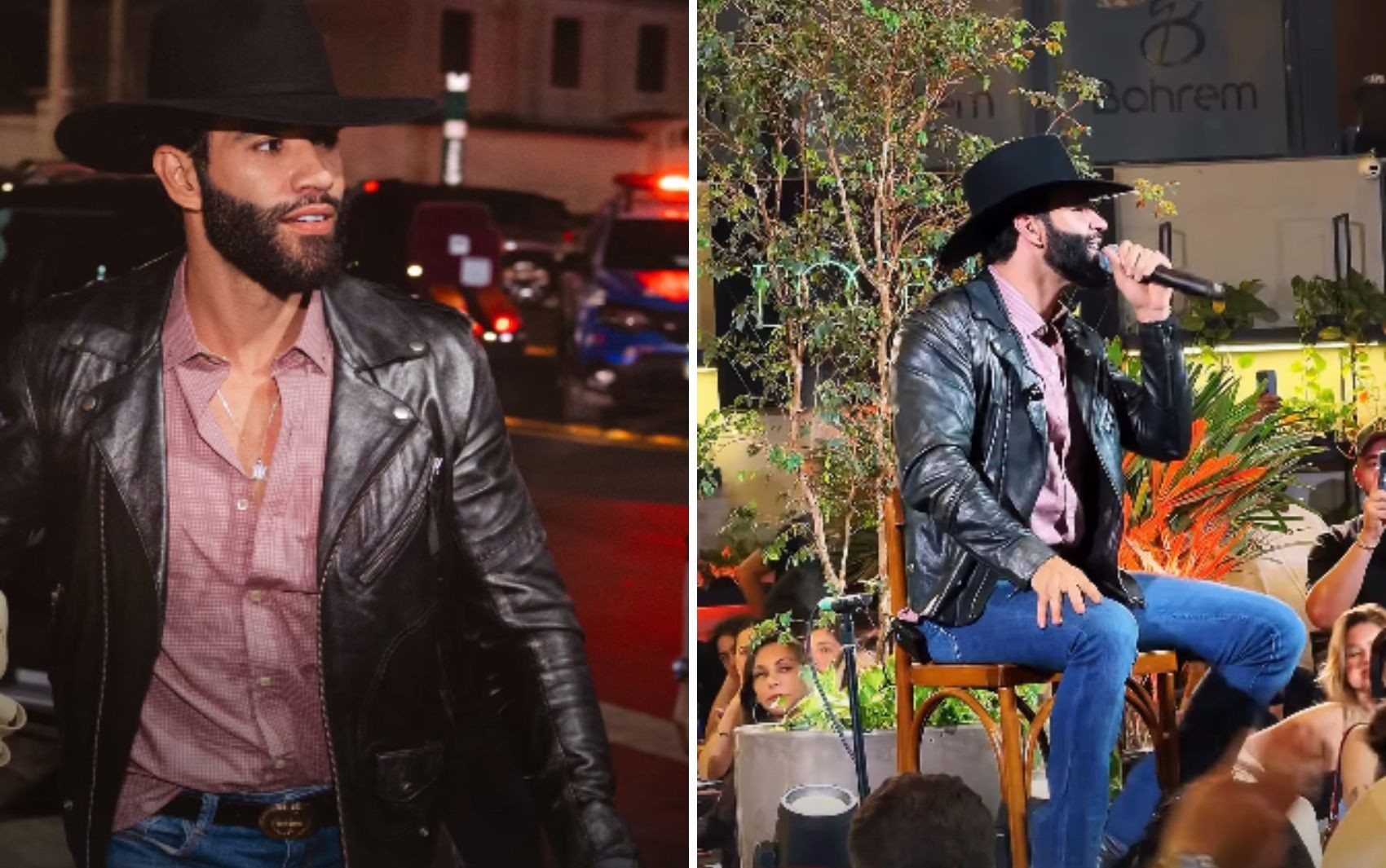 Gusttavo Lima aparece de surpresa em bar de Goiânia e faz show com participações de Felipe Araújo e Hungria; vídeo