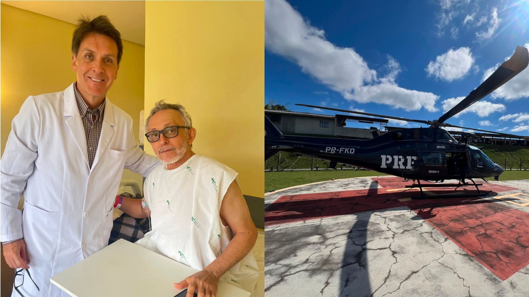 Corrida pela vida: paranaense percorre mais de 600 km de avião e helicóptero para chegar a tempo de transplante de fígado