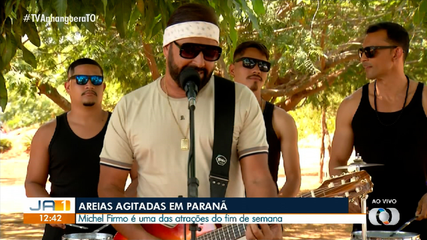 Praias de Paranã recebem atrações no último final de semana de julho