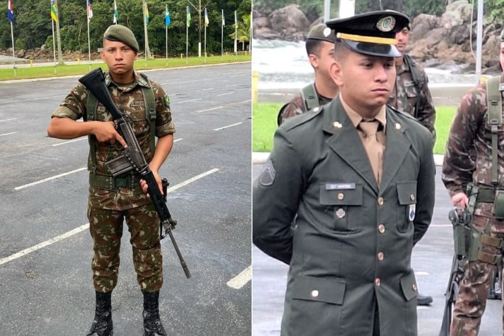 Pedro Henrique Martins dos Santos era terceiro-sargento no Forte dos Andradas, em Guarujá (SP) — Foto: Redes sociais
