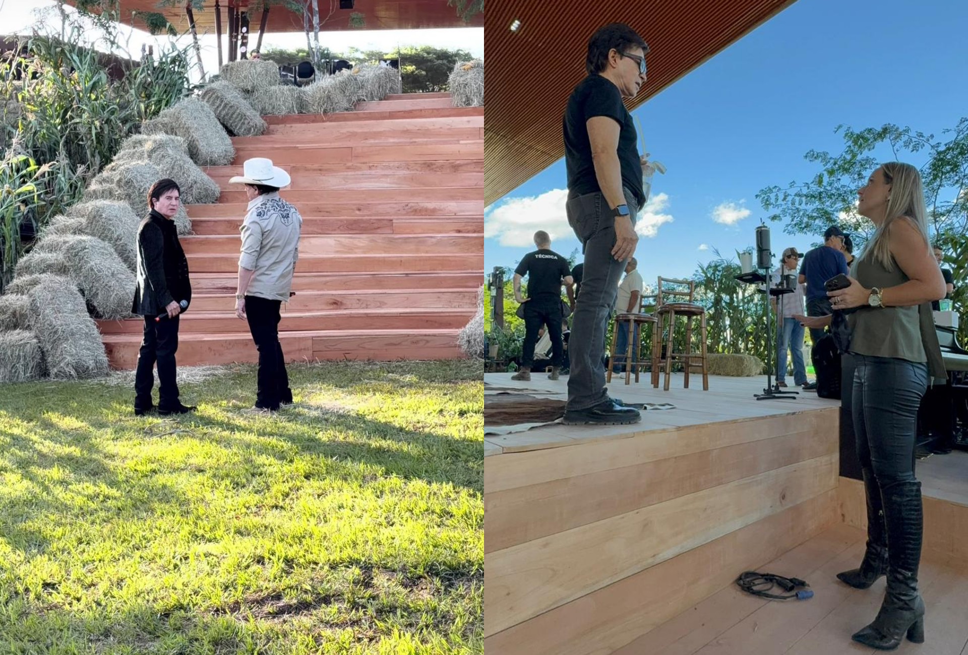 De Maracaju ao palco nacional: arquiteta de MS recria clima da roça em DVD de Chitãozinho e Xororó