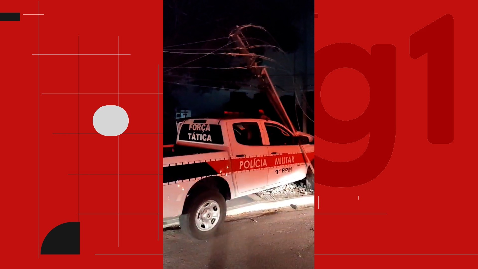 Policiais militares se envolvem em acidente durante perseguição contra suspeitos em João Pessoa