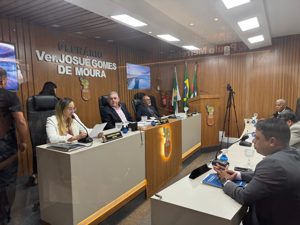 Câmara Municipal de Tibau do Sul: projeto de aumento de impostos municipais foi aprovado — Foto: Sérgio Henrique Santos/Inter TV Cabugi