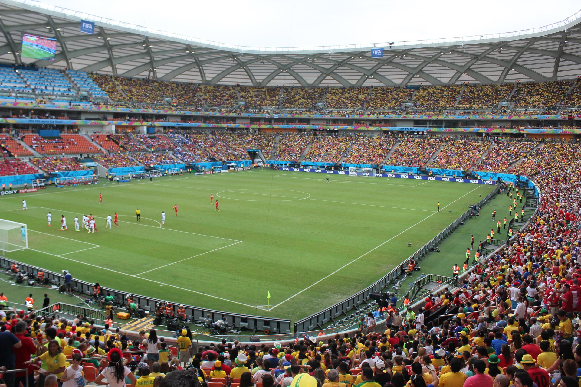 Arena da Amazônia e festa nas ruas: há 12 anos, Manaus entrava para a história ao receber jogos da Copa do Mundo
