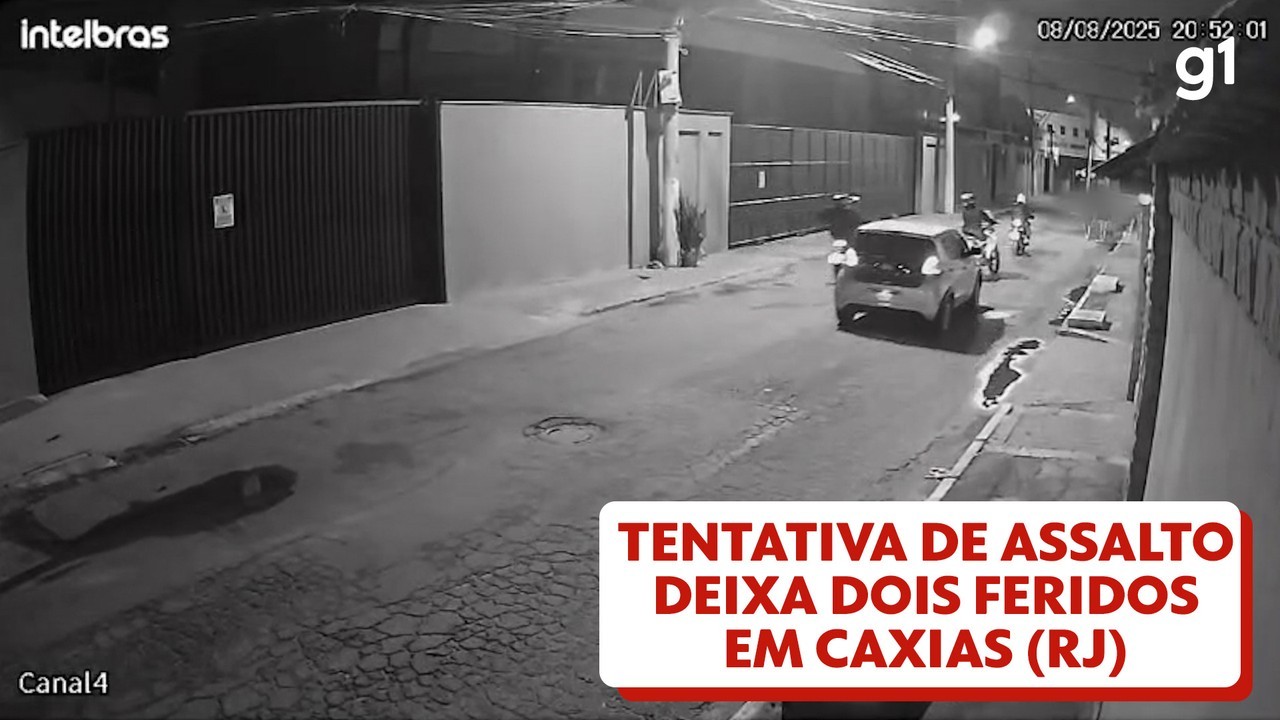 Adolescente e homem são baleados em tentativa de assalto em Duque de Caxias; vídeo