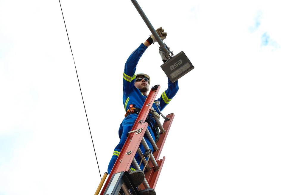 O projeto de troca das luzes foi concluído em conjunto com o Governo do Estado. — Foto: Assessoria