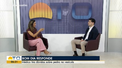 Bom Dia Responde tira dúvidas dos telespectadores sobre pedra na vesícula