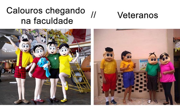 Turma da Mônica em versão humilde durante volta às aulas em escola de MG  vira meme na internet, Zona da Mata