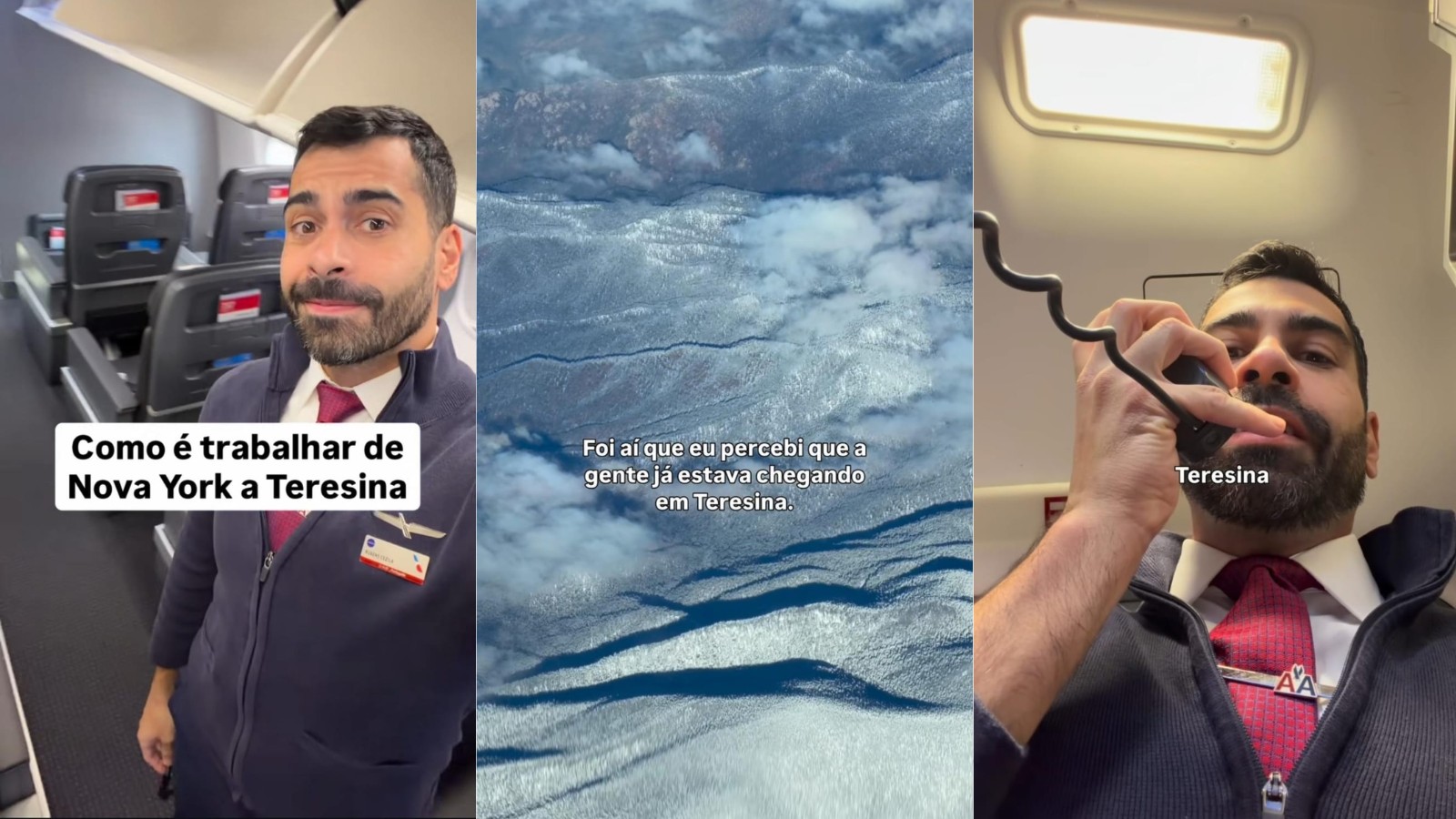 VÍDEO: Comissário de bordo brinca ao comparar calor de Teresina com o de cidade dos EUA que ultrapassa os 40ºC