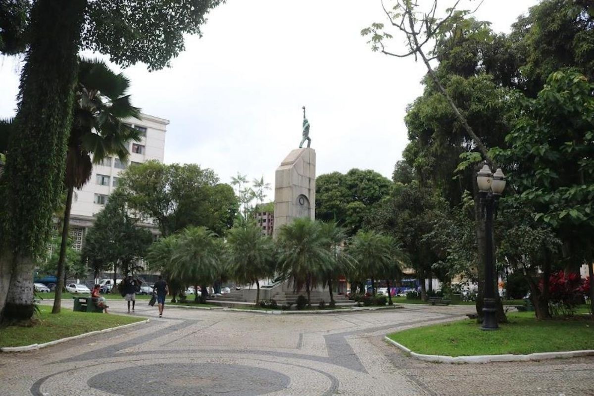 Praça José Bonifácio será revitalizada em Santos; veja quais serão as mudanças