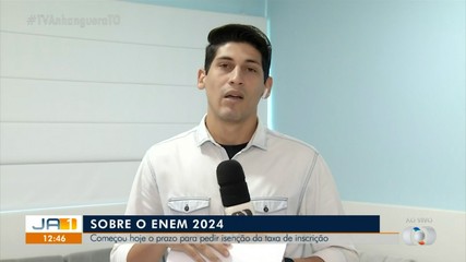Prazo para pedir isenção na matrícula do Enem começa nesta segunda-feira (15)