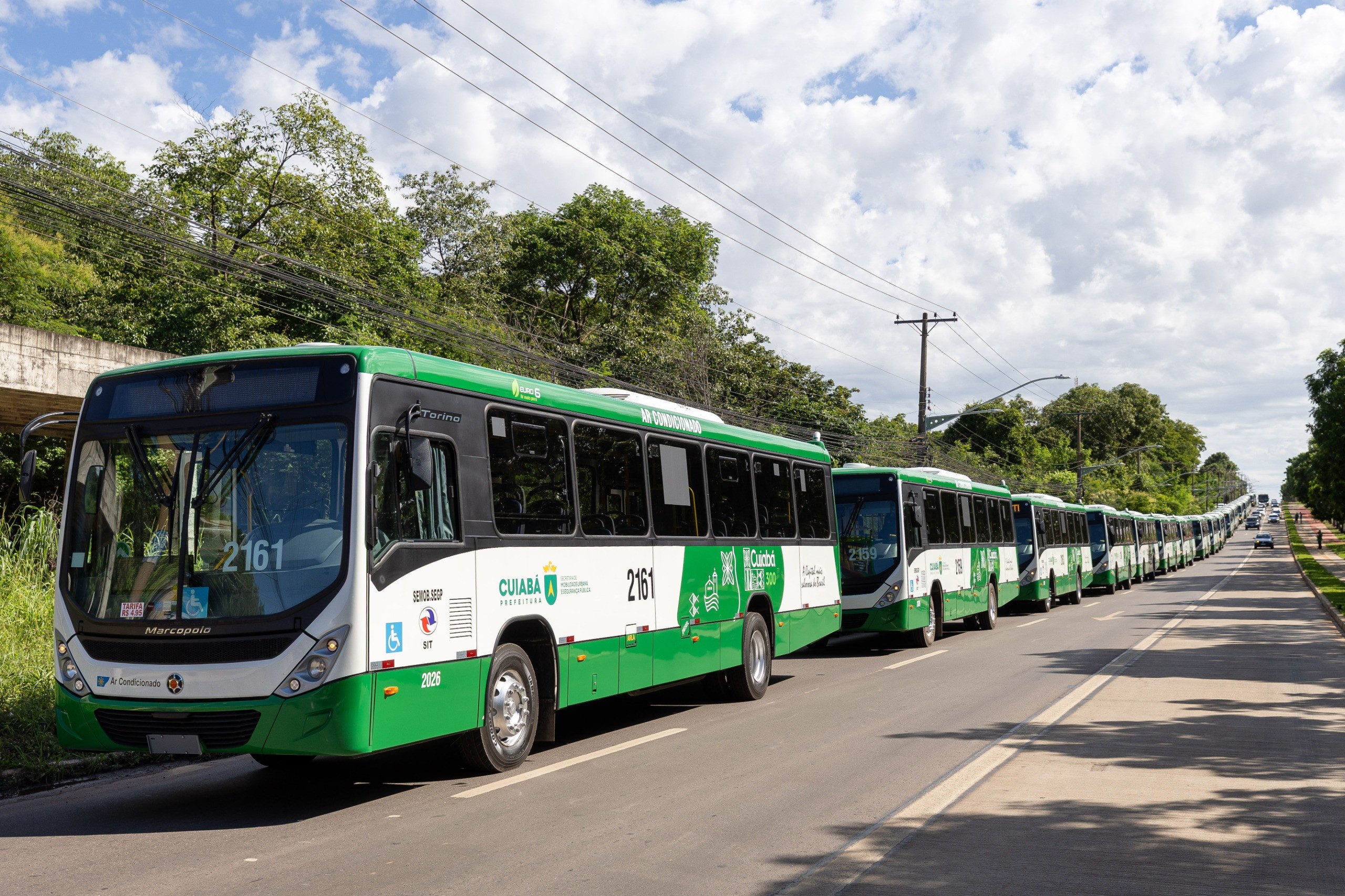 Nova frota de ônibus tem câmeras de reconhecimento facial em Cuiabá