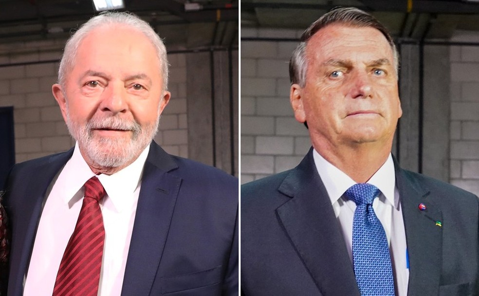 Lula e Bolsonaro em imagens de outubro de 2022 — Foto: João Miguel Jr/Globo; Stephanie Rodrigues/g1