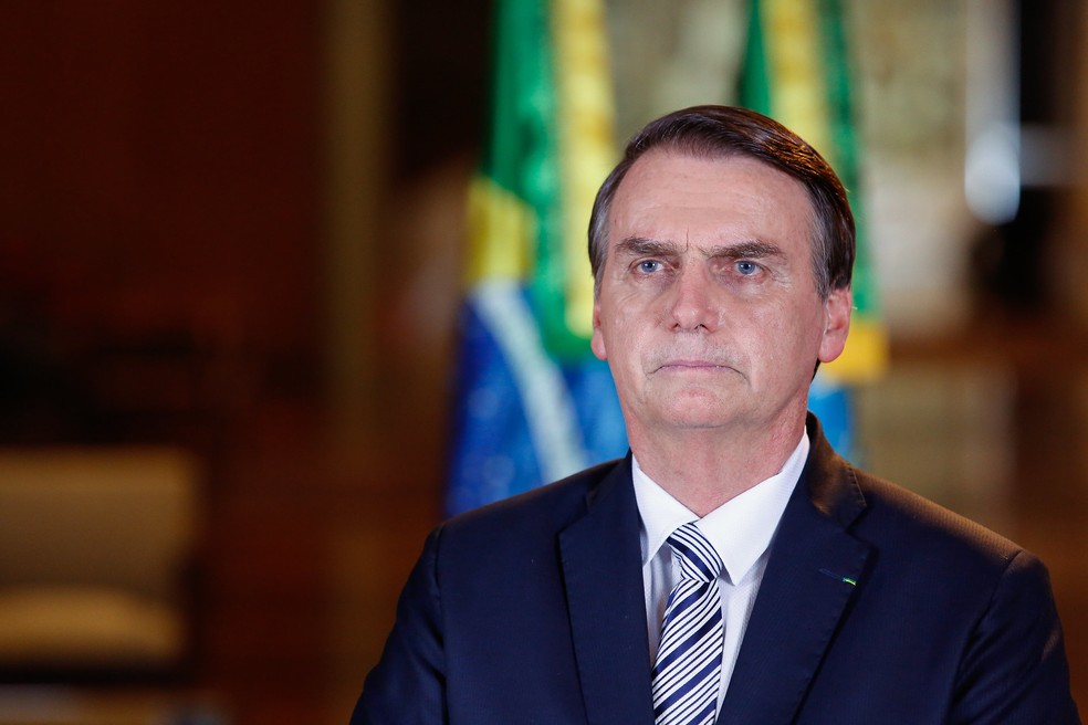 O ex-presidente Jair Bolsonaro — Foto: Isac Nóbrega/PR