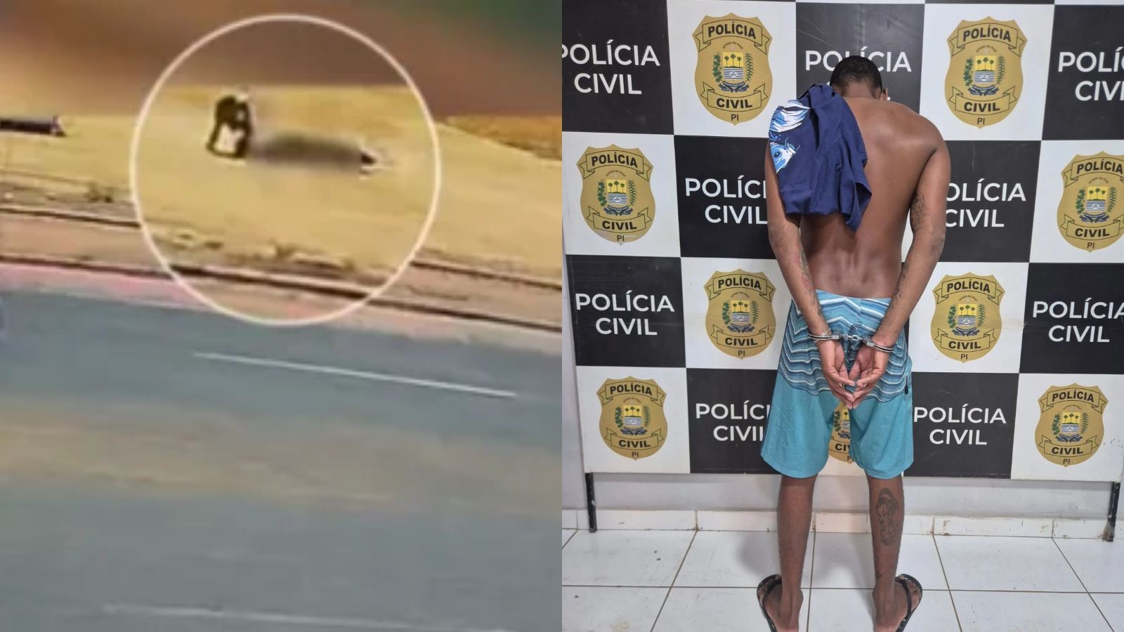 Suspeito de perseguir e matar jovem a tiros e coronhadas no PI é preso