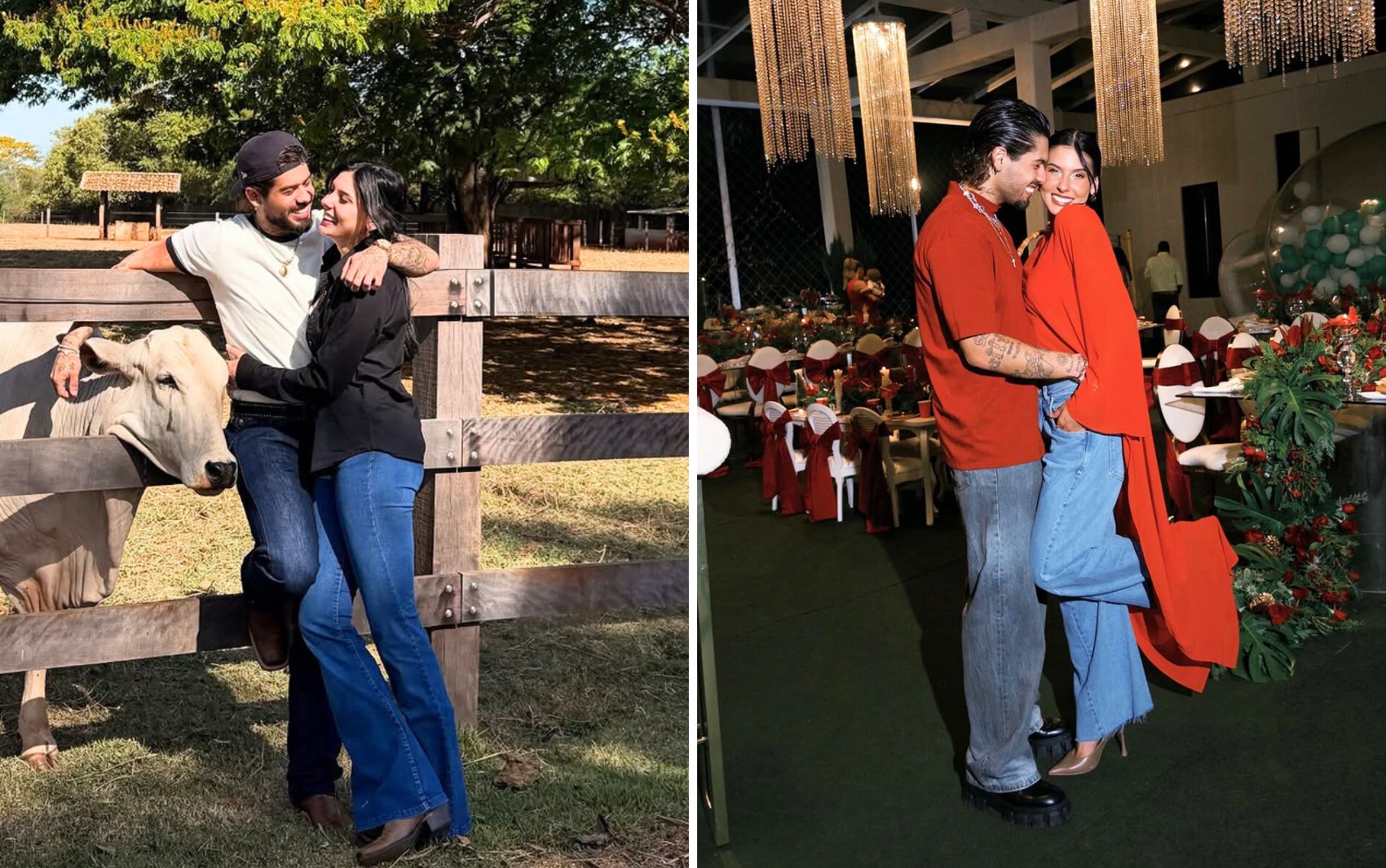 De pastel em feira a Natal em família: relembre momentos de namoro de Zé Felipe e Ana Castela 