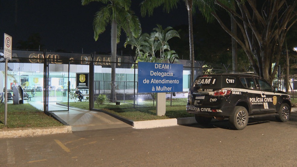 Delegacia da Mulher na Asa Sul, em Brasília. — Foto: TV Globo