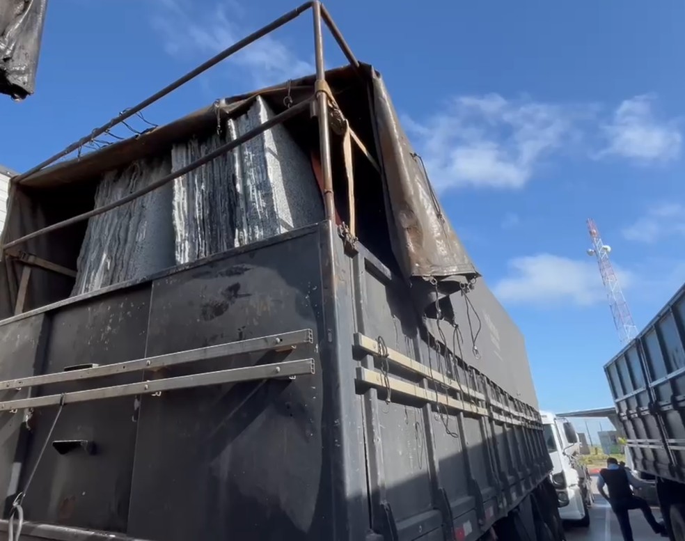 Material apreendido pela Sefaz em Parnamirim, na Grande Natal — Foto: Divulgação/Sefaz