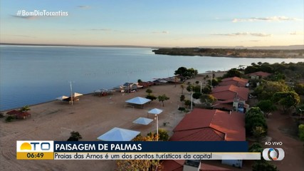 Drone do BDT traz imagens aéreas da Praia das Arnos