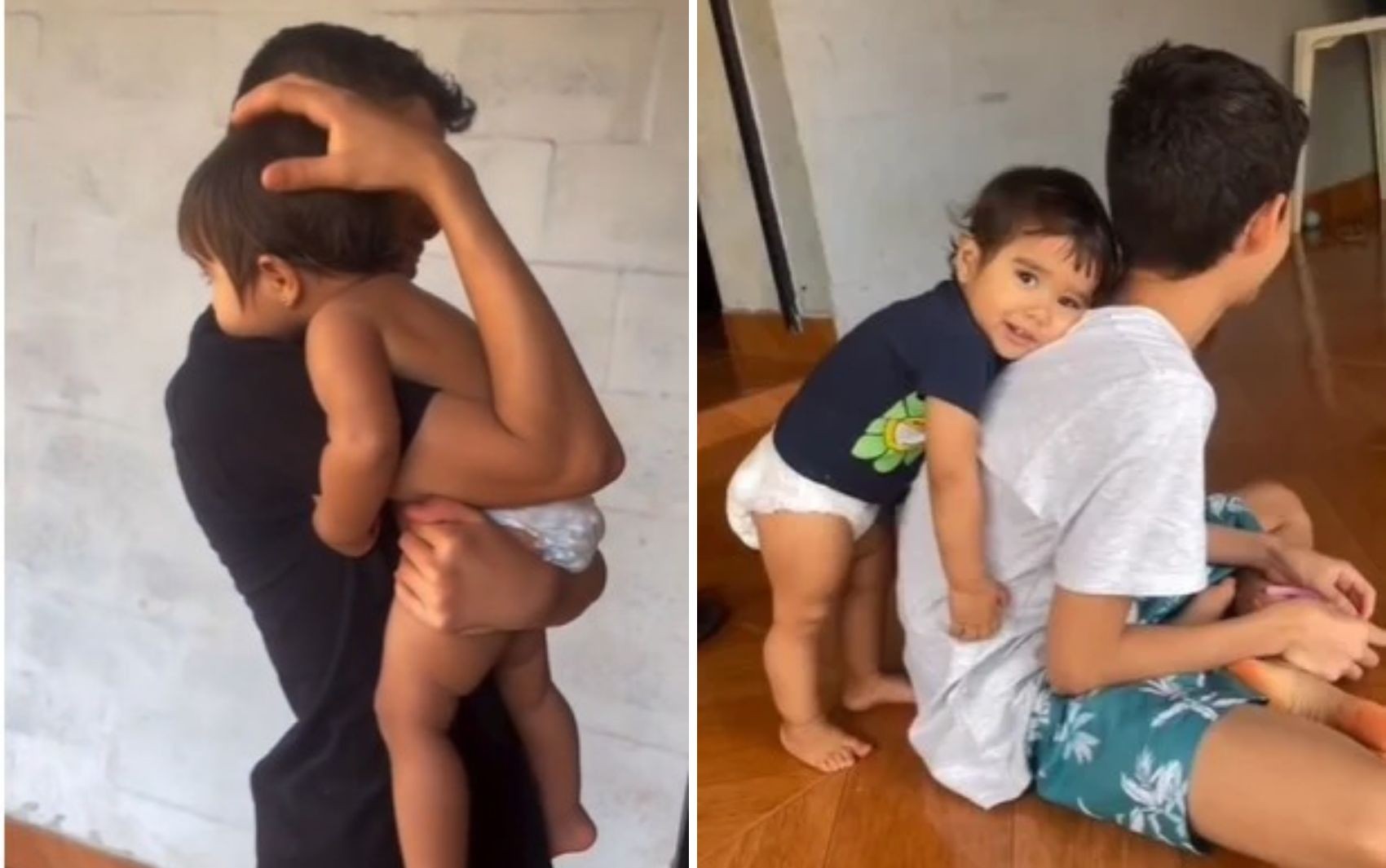 Vídeo com momentos de carinho entre menina de 3 anos e irmão adolescente emociona em Goiás: ‘Encontro de almas’