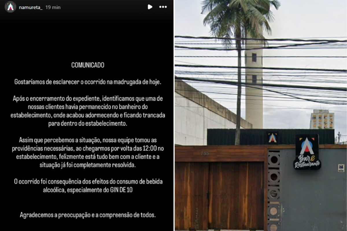 Jovem some, família aciona a polícia e ela é achada trancada em bar após dormir no banheiro