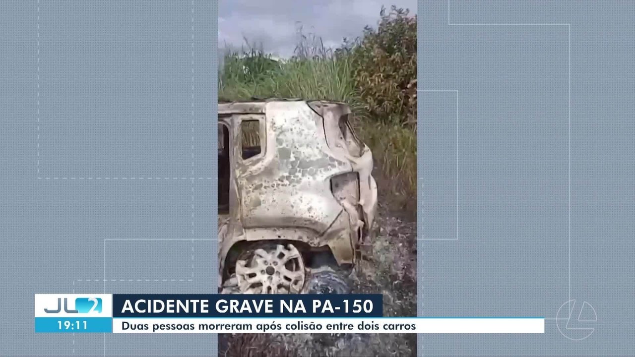 Acidente na PA-150 deixa dois mortos entre Tailândia e Goianésia do Pará