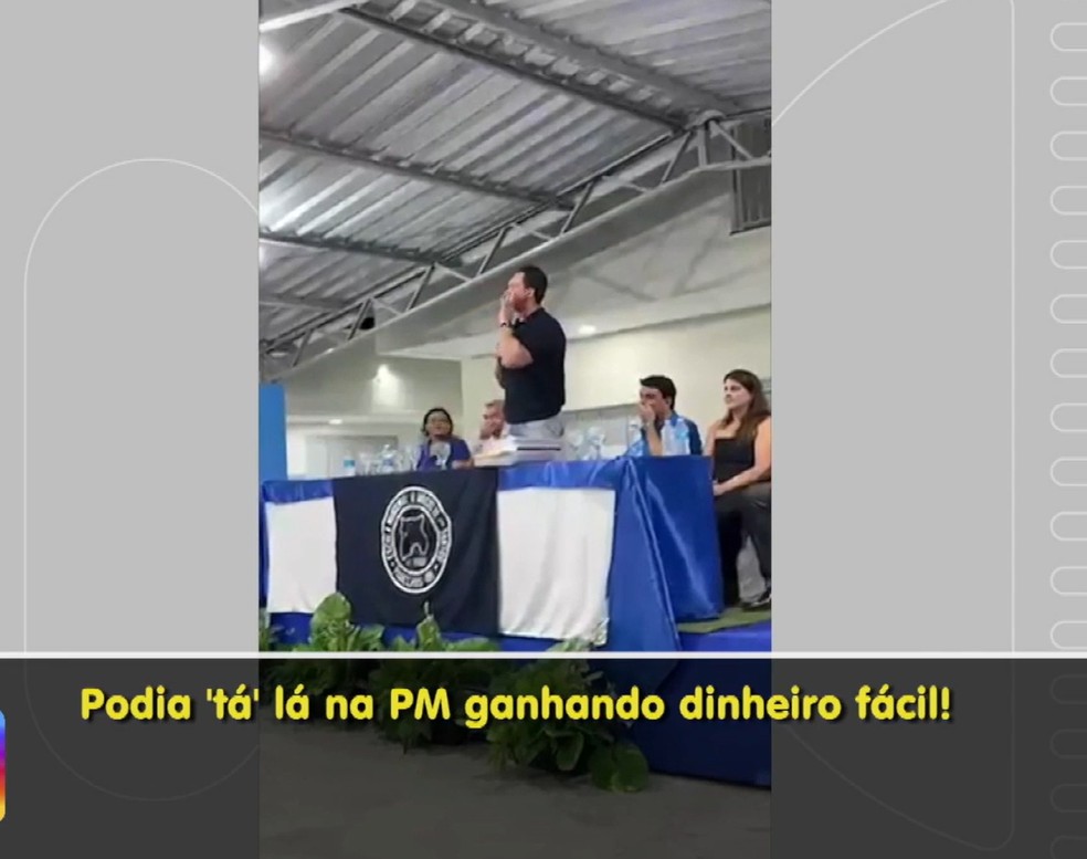 Fala do senador Styvenson Valentim (PSDB) em Parelhas — Foto: Reprodução
