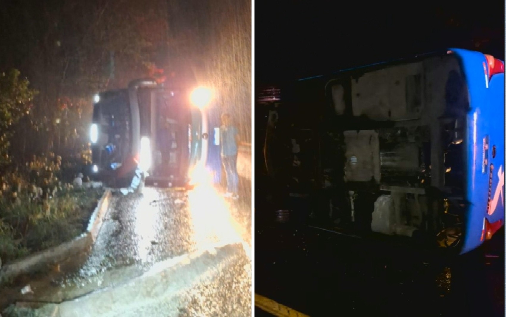 Acidente com ônibus deixa três mortos e feridos na GO-060, diz bombeiros