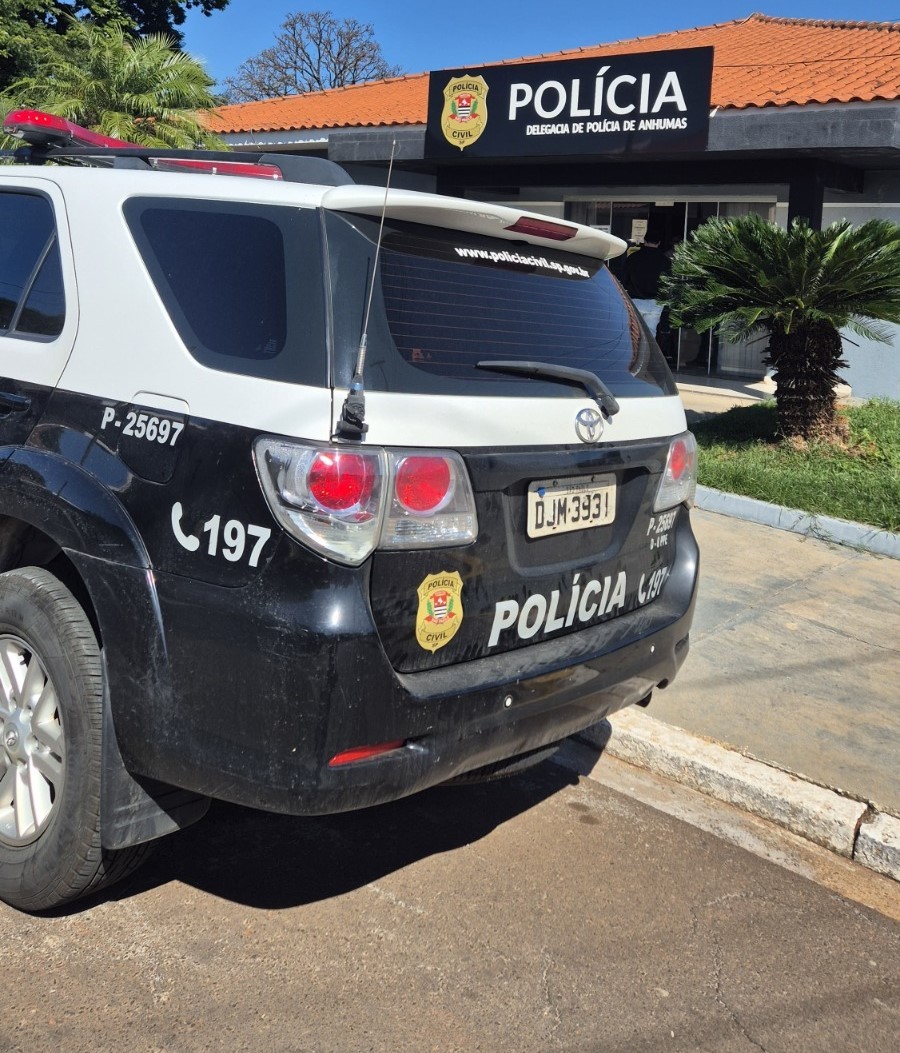Mulher suspeita de stalkear e ameaçar atual de ex-namorado tem celular apreendido para investigações em Anhumas
