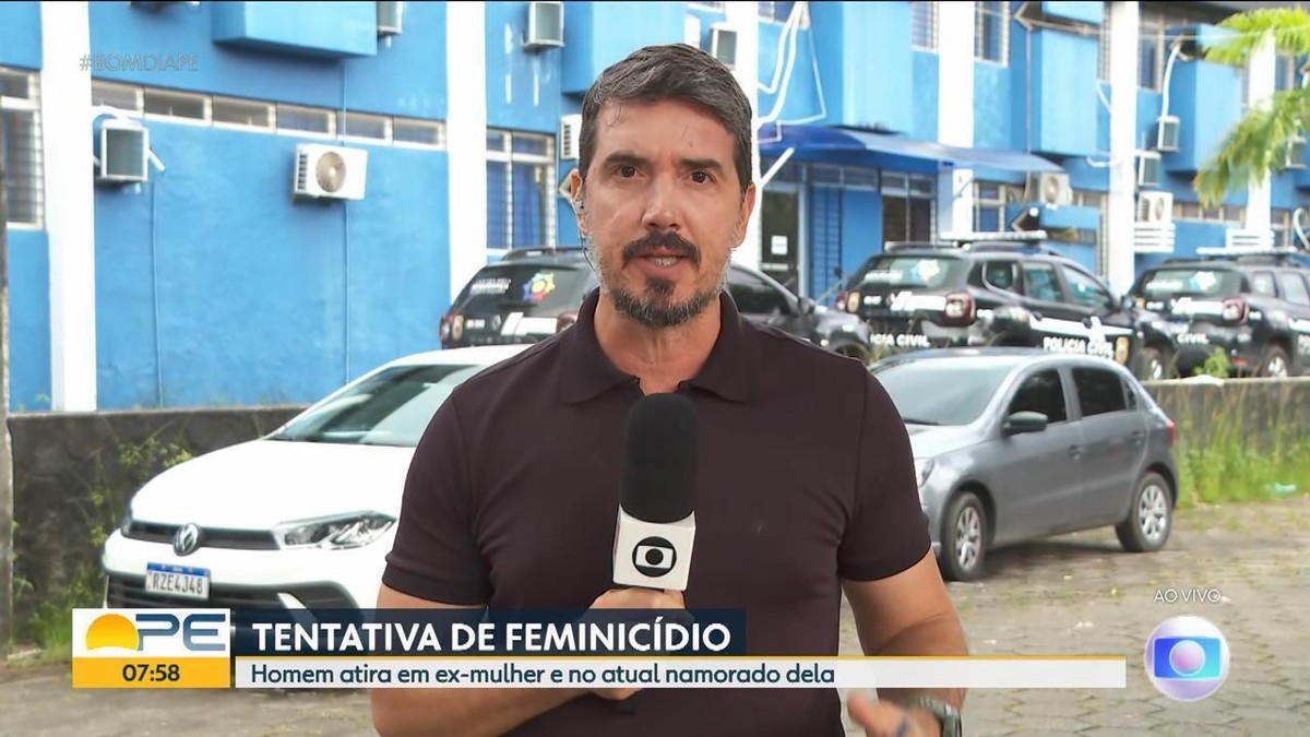 Homem tenta matar ex companheira e o namorado dela a tiros é espancado