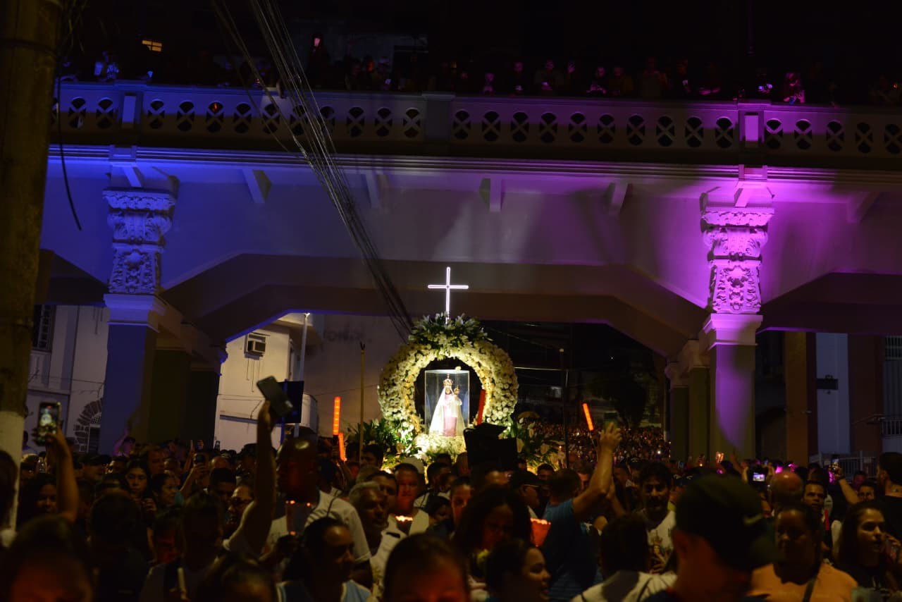 Romaria dos Homens atrai 1,2 milhão de fiéis durante Festa da Penha 2026, no Espírito Santo — Foto: Comunicação Festa da Penha 2026