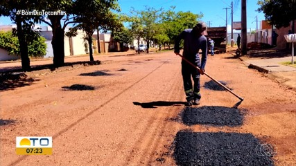 Setor Lago sul recebe serviços de recapeamento asfáltico