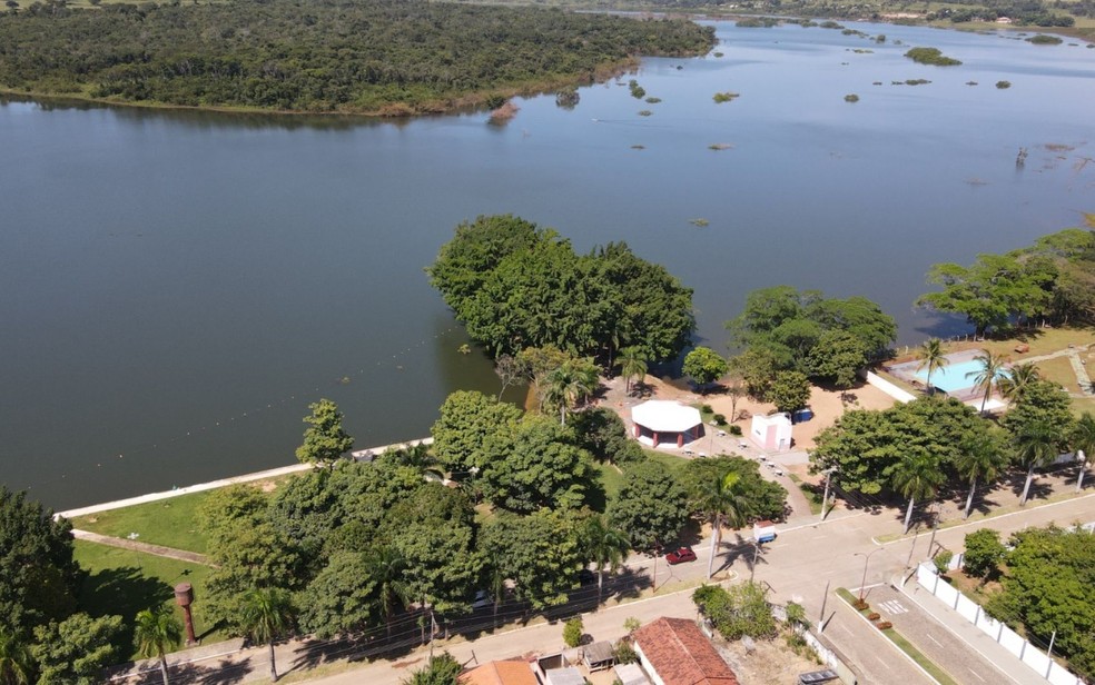 Visão aérea de Anhanguera, no sudoeste de Goiás — Foto: Divulgação/Prefeitura de Anhanguera