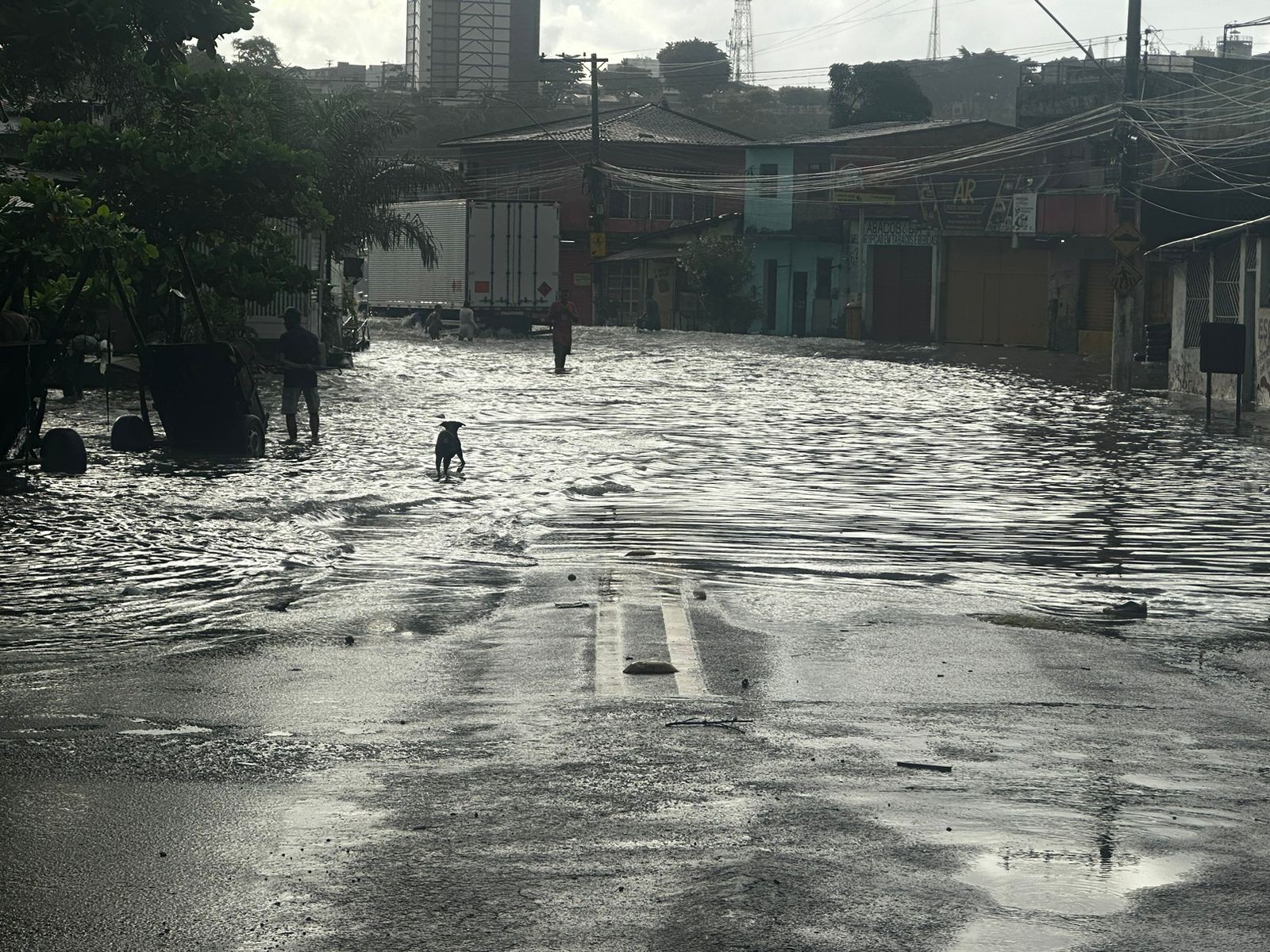 Temporal causa novos alagamentos em Maceió; há previsão de chuva até terça-feira