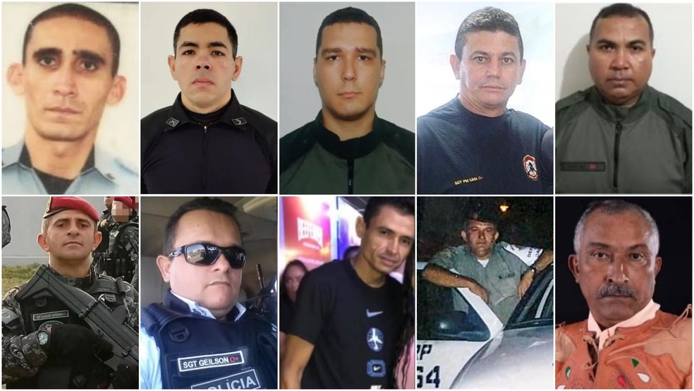 Dez policiais foram assassinados no Ceará entre janeiro e maio deste ano. — Foto: Arquivo pessoal