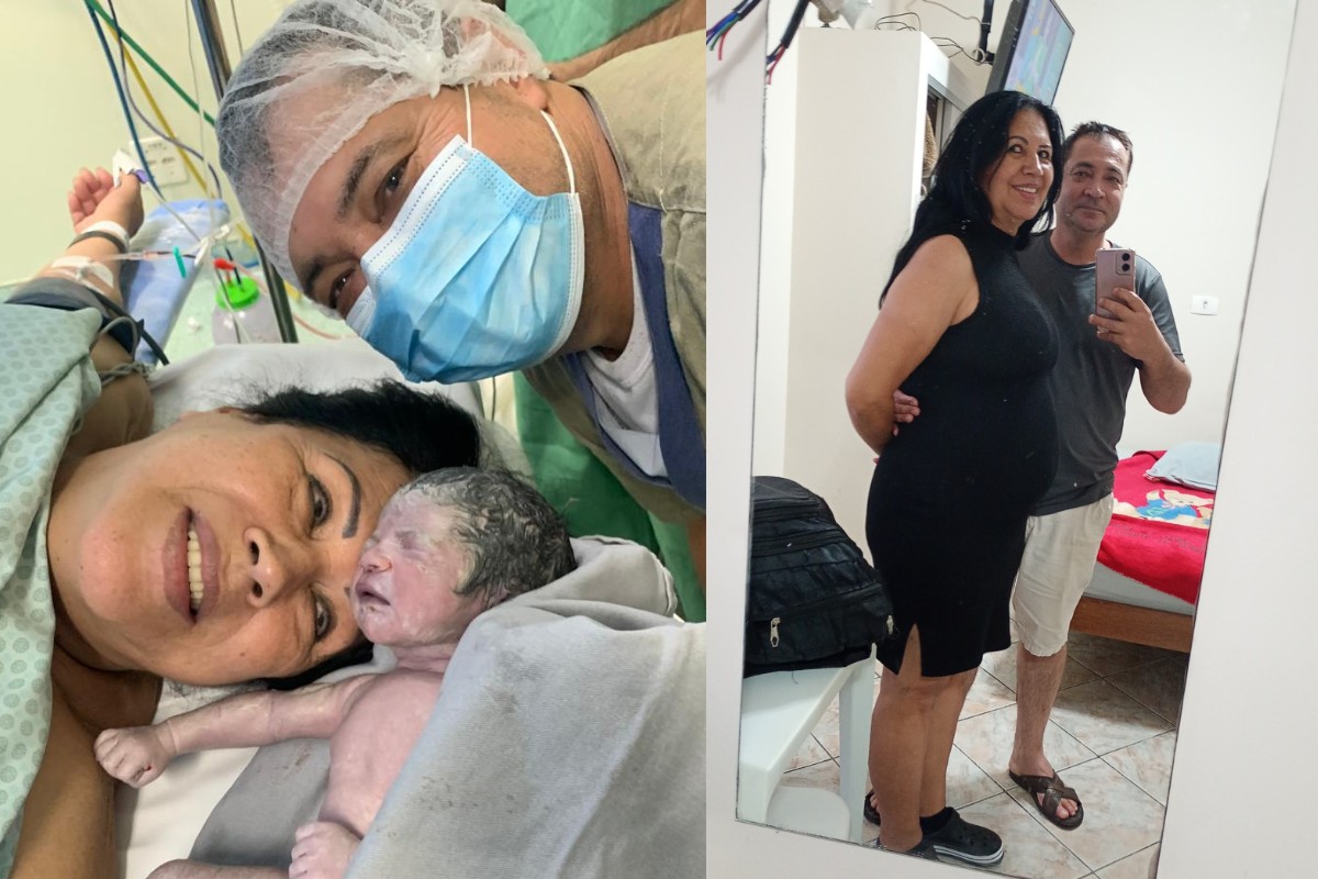 Grávida aos 62 anos dá à luz sexta filha: 'Sentimento maravilhoso', diz pai