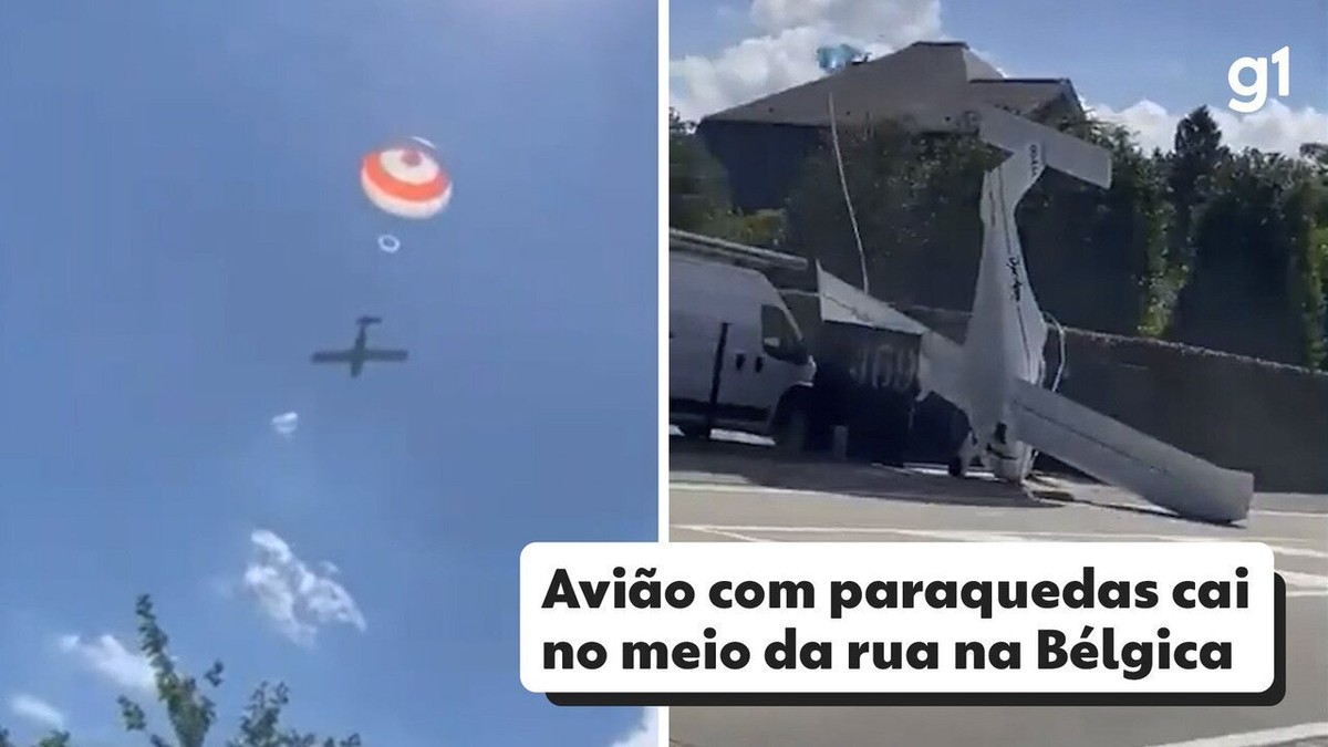 Susto: vídeo mostra homem caindo após paraquedas não funcionar em